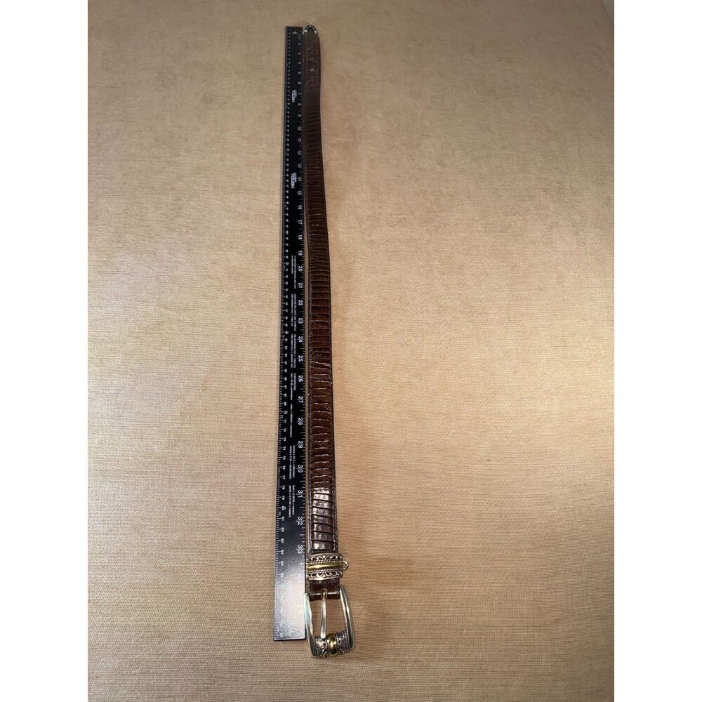 Vintage Brighton Belt, Brown, Medium 30, Good used condition.
